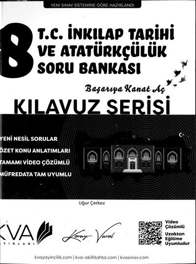 T.C. İNKILAP TARİHİ VE ATATÜRKÇÜLÜK SORU BANKASI KILAVUZ SERİSİ