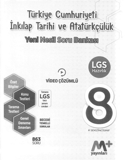T.C. İNKILAP TARİHİ VE ATATÜRKÇÜLÜK YENİ NESİL SORU BANKASI