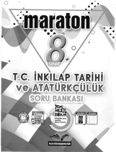 MARATON T.C. İNKILAP TARİHİ VE ATATÜRKÇÜLÜK SORU BANKASI Vega Efsanesi