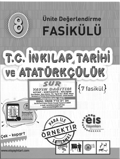 T.C. İNKILAP TARİHİ VE ATATÜRKÇÜLÜK 7 FASİKÜL Vega Efsanesi