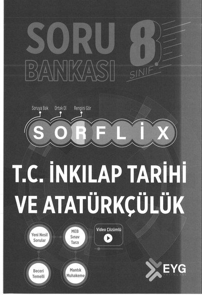 SORU BANKASI SORFLİX T.C. İNKILAP TARİHİ VE ATATÜRKÇÜLÜK Vega Efsanesi