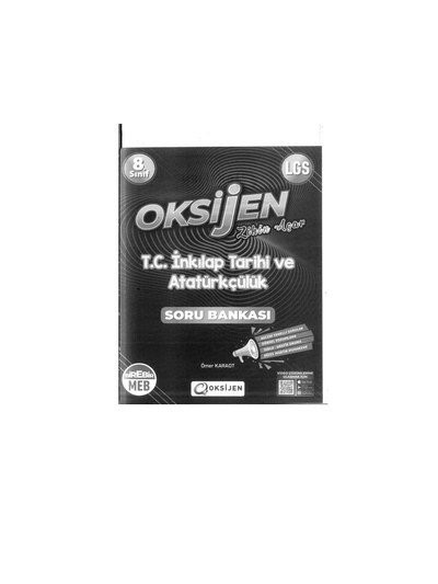 OKSİJEN T.C. İNKILAP TARİHİ VE ATATÜRKÇÜLÜK SORU BANKASI