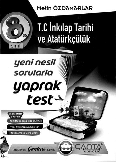 T.C. İNKILAP TARİHİ VE ATATÜRKÇÜLÜK YENİ NESİL SORULARLA YAPRAK TEST Vega Efsanesi