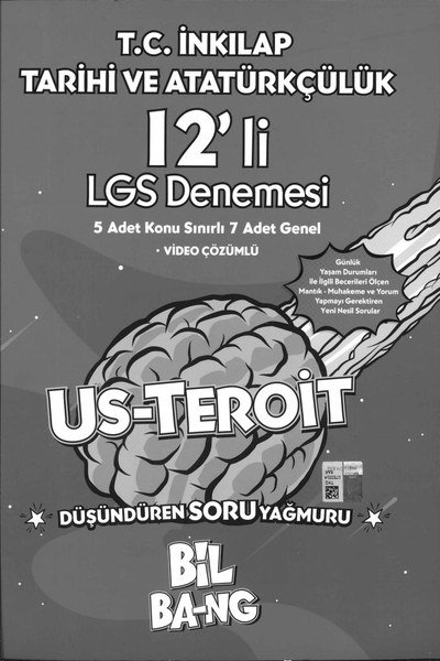 T.C. İNKILAP TARİHİ VE ATATÜRKÇÜLÜK 12'Lİ LGS DENEMESİ Vega Efsanesi