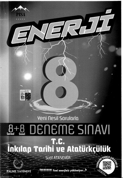 ENERJİ 8+8 DENEME SINAVI T.C. İNKILAP TARİHİ VE ATATÜRKÇÜLÜK Vega Efsanesi
