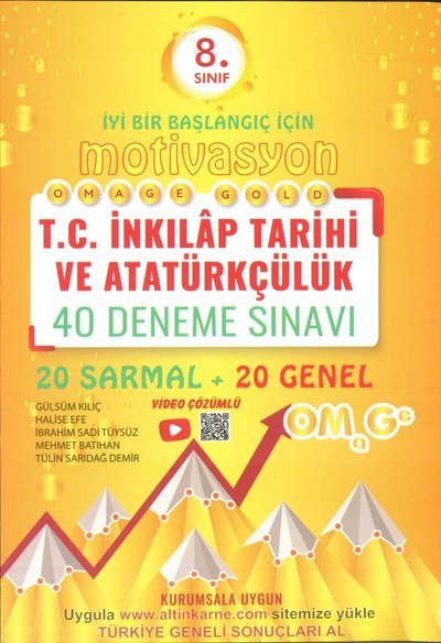 MOTİVASYON T.C. İNKILAP TARİHİ VE ATATÜRKÇÜLÜK 40 DENEME SINAVI Vega Efsanesi