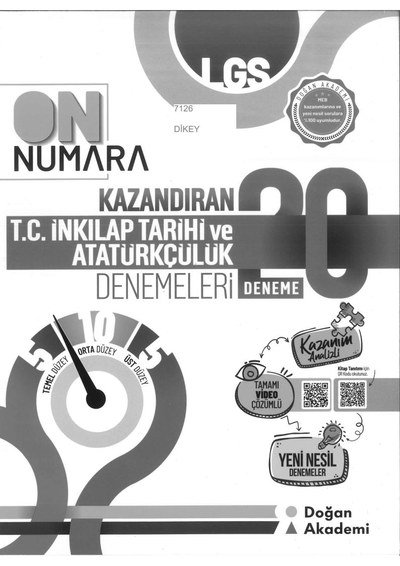 ON NUMARA T.C. İNKILAP TARİHİ VE ATATÜRKÇÜLÜK DENEMELERİ 20 DENEME Vega Efsanesi