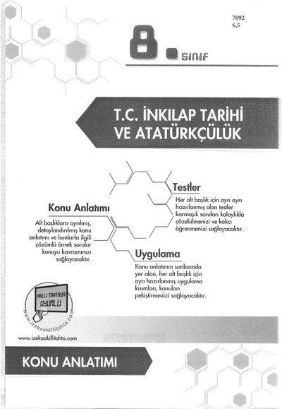 T.C. İNKILAP TARİHİ VE ATATÜRKÇÜLÜK KONU ANLATIMI