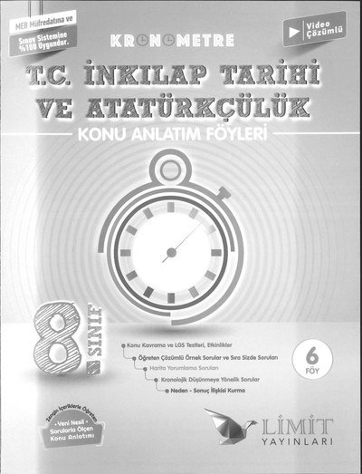 KRONOMETRE T.C. İNKILAP TARİHİ VE ATATÜRKÇÜLÜK