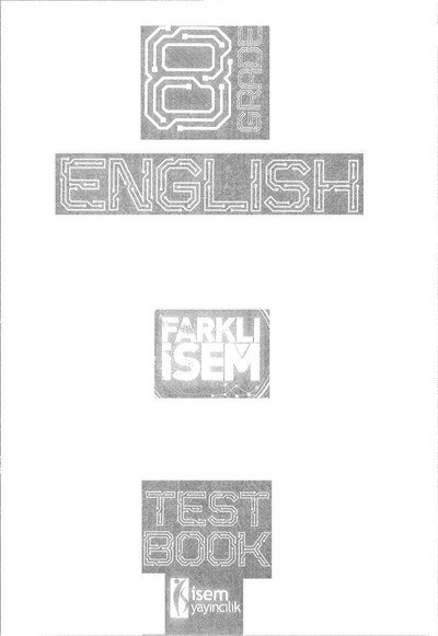 ENGLISH TEST BOOK FARKLI İSEM Vega Efsanesi