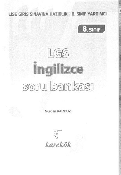 LGS İNGİLİZCE SORU BANKASI Vega Efsanesi