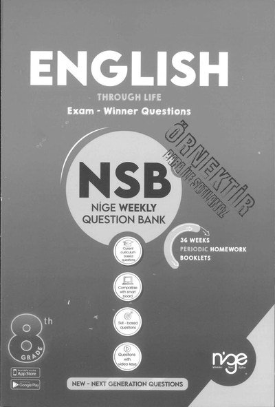 ENGLISH EXAM WINNER QUESTIONS Vega Efsanesi