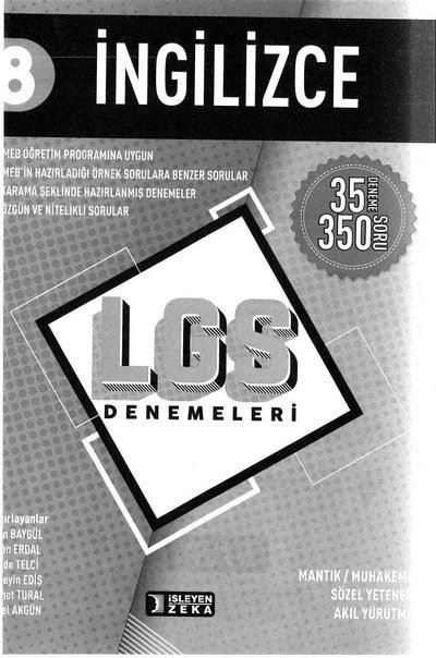 İNGİLİZCE LGS DENEMELERİ Vega Efsanesi