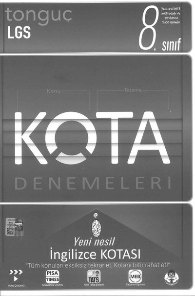 LGS KOTA DENEMELERİ YENİ NESİL İNGİLİZCE KOTASI