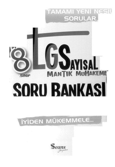 LGS SAYISAL MANTIK MUHAKEME SORU BANKASI Vega Efsanesi