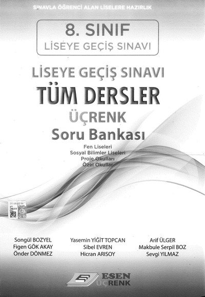 LGS TÜM DERSLER ÜÇRENK SORU BANKASI