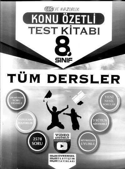 KONU ÖZETLİ TEST KİTABI TÜM DERSLER Vega Efsanesi