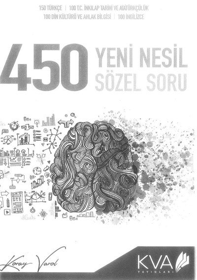 450 YENİ NESİL SÖZEL SORU Vega Efsanesi