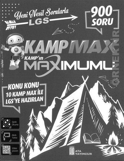 YENİ NESİL SORULARLA LGS KAMPMAX KAMP'IN MAXIMUMU 900 SORU