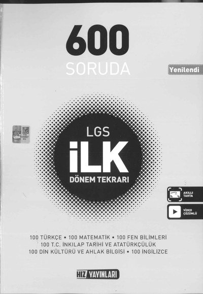 600 SORUDA LGS İLK DÖNEM TEKRARI