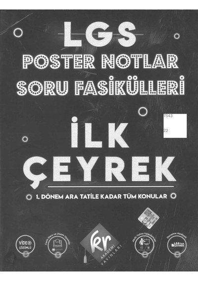 LGS POSTER NOTLAR SORU FASİKÜLLERİ İLK ÇEYREK Vega Efsanesi
