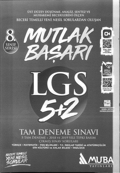 MUTLAK BAŞARI LGS 5+2 TAM DENEME SINAVI