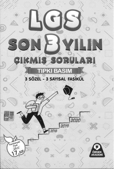 LGS SON 3 YILIN ÇIKMIŞ SORULARI TIPKI BASIM 3 SÖZEL 3 SAYISAL FASİKÜL Vega Efsanesi