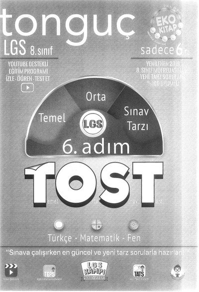 LGS TOST 6. ADIM TEMEL ORTA SINAV TARZI Vega Efsanesi