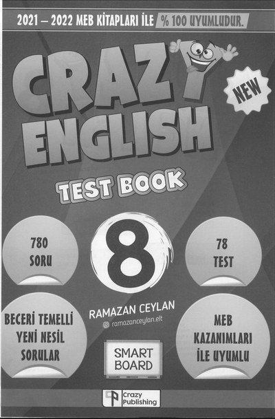 CRAZYI ENGLISH TEST BOOK Vega Efsanesi