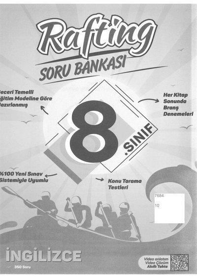 RAFTİNG SORU BANKASI İNGİLİZCE 350 SORU Vega Efsanesi