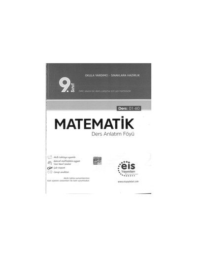 MATEMATİK DERS ANLATIM FÖYÜ Vega Efsanesi