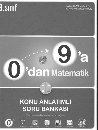 0'DAN 9'A MATEMATİK KONU ANJLATIMLI SORU BANKASI Vega Efsanesi
