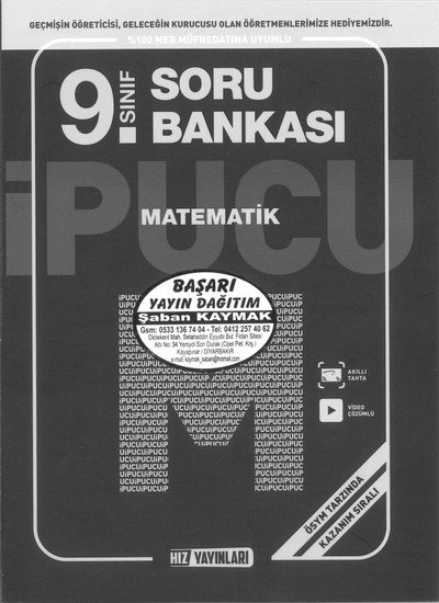 SORU BANKASI MATEMATİK Vega Efsanesi