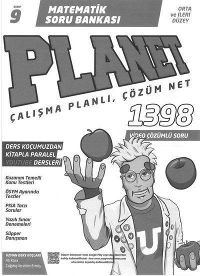 PALNET ÇALIŞMA PLANLI ÇÖZÜM NET 1398 SORU MATEMATİK SORU BANKASI Vega Efsanesi