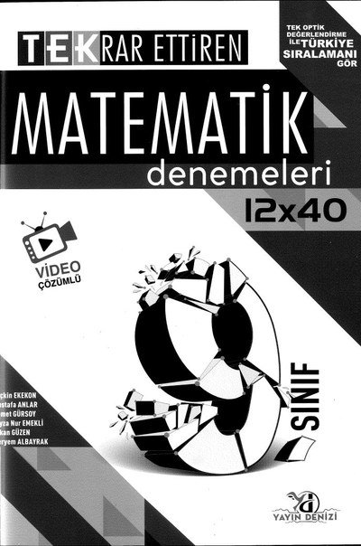 TEKRAR ETTİREN MATEMATİK DENEMELERİ 12x40 Vega Efsanesi