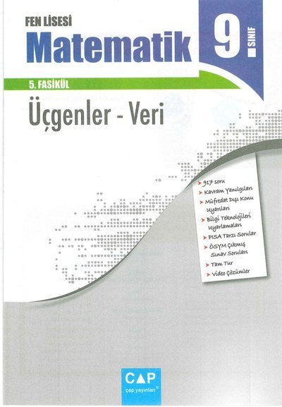 FEN LİSESİ MATEMATİK 5. FASİKÜL ÜÇGENLER VERİ Vega Efsanesi