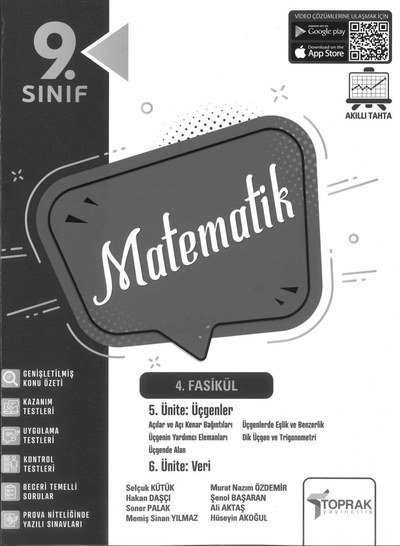 MATEMATİK 4. FASİKÜL ÜÇGENLER
