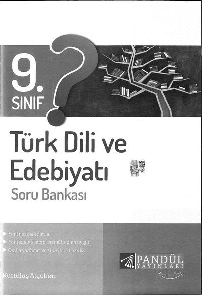TÜRK DİLİ VE EDEBİYATI SORU KİTABI Vega Efsanesi