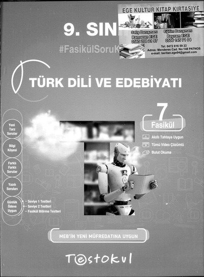 TÜRK DİLİ VE EDEBİYATI FASİKÜL SORU KİTABI Vega Efsanesi