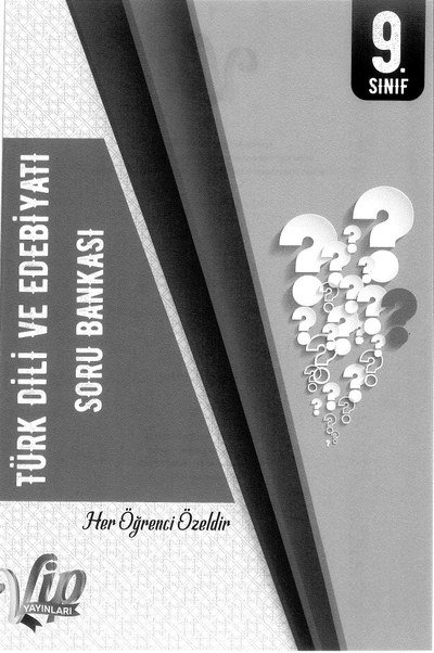 TÜRK DİLİ VE EDEBİYATI SORU BANKASI Vega Efsanesi