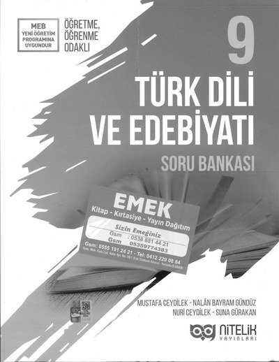TÜRK DİLİ VE EDEBİYATI SORU BANKASI Vega Efsanesi