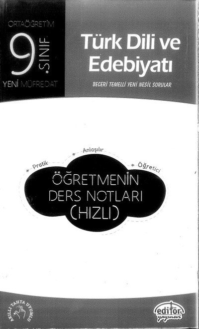 TÜRK DİLİ VE EDEBİYATI ÖĞRETMENİN DERS NOTLARI (HIZLI) Vega Efsanesi