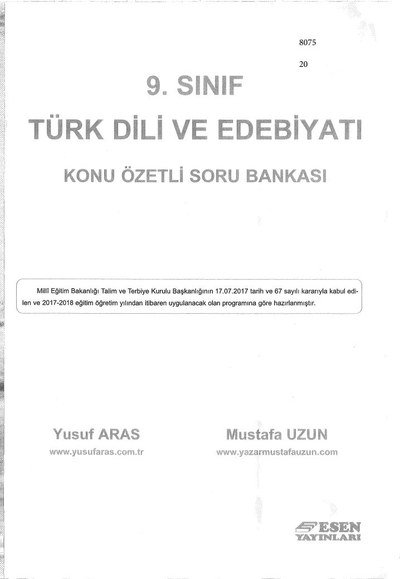 TÜRK DİLİ VE EDEBİYATI KONU ÖZETLİ SORU BANKASI Vega Efsanesi