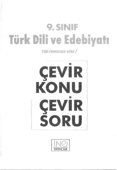TÜRK DİLİ VE EDEBİYATI ÇEVİR KONU ÇEVİR SORU Vega Efsanesi