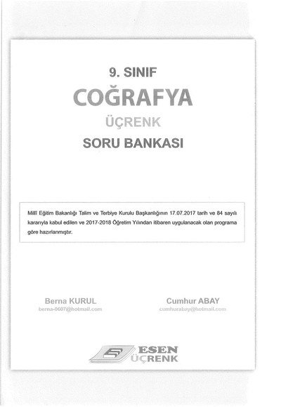 COĞRAFYA ÜÇRENK SORU BANKASI Vega Efsanesi