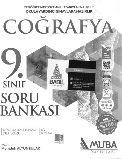 COĞRAFYA SORU BANKASI 782 SORU Vega Efsanesi