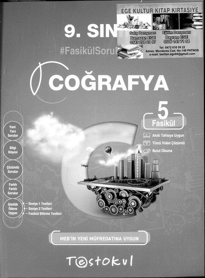 COĞRAFYA FASİKÜL SORU BANKASI Vega Efsanesi