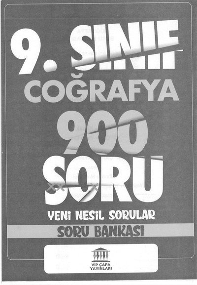 COĞRAFYA 900 SORU YENİ NESİL SORULAR SORU BANKASI Vega Efsanesi