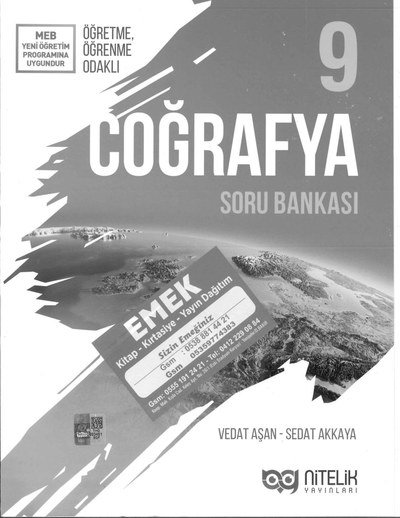 COĞRAFYA SORU BANKASI ÖĞRETME ÖĞRENME ODAKLI