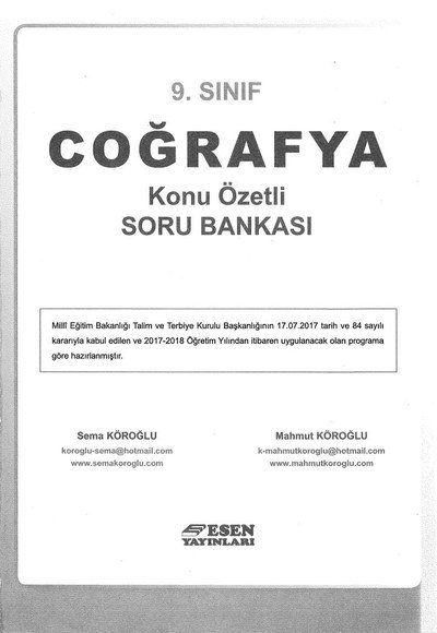 COĞRAFYA KONU ÖZETLİ SORU BANKASI Vega Efsanesi